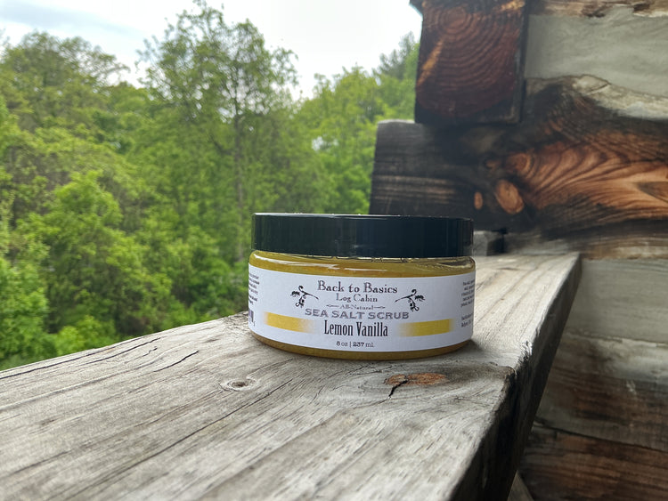 Lemon Vanilla Sea Salt Scrub