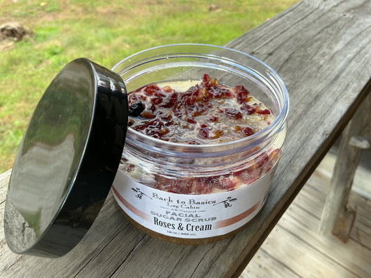 Roses & Cream Facial Sugar Scrub