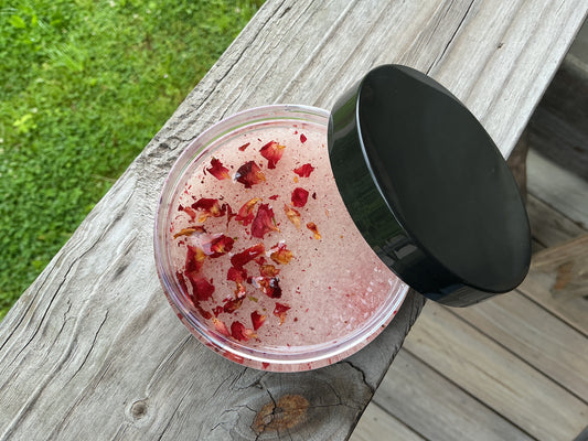 Geranium Rose Sea Salt Scrub
