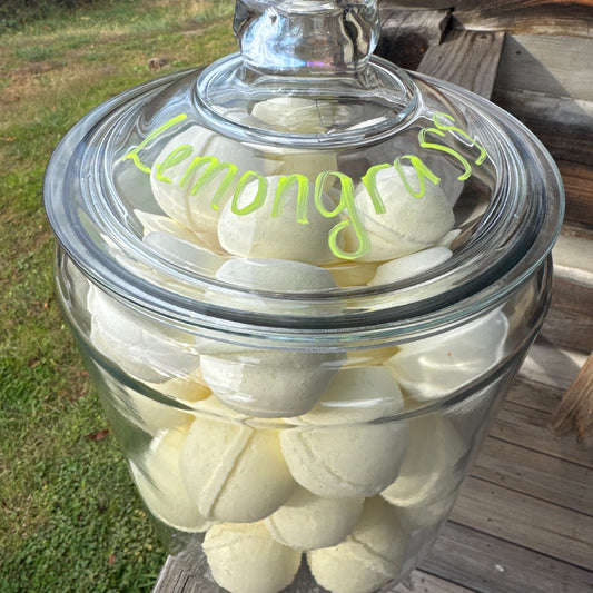 Lemongrass Essential Oil Bath Bomb