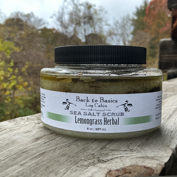 Lemongrass Herbal Sea Salt Scrub